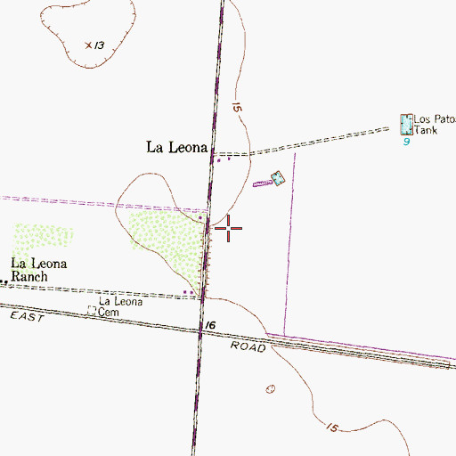 Topographic Map of Texas Air Museum, TX