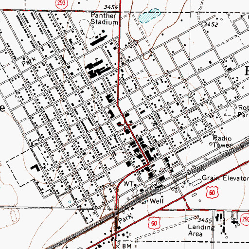 Topographic Map of Carson County Square House Museum, TX