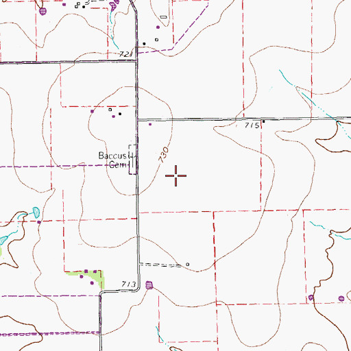 Topographic Map of JC Penny Historical Museum, TX