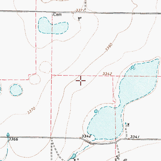 Topographic Map of Armstrong County Museum, TX