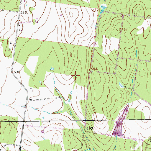Topographic Map of Central Texas Museum of Automotive History, TX