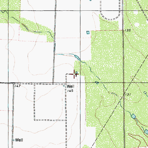 Topographic Map of Skidmore Historical Society Museum, TX