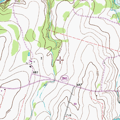 Topographic Map of Central Texas Area Museum, TX