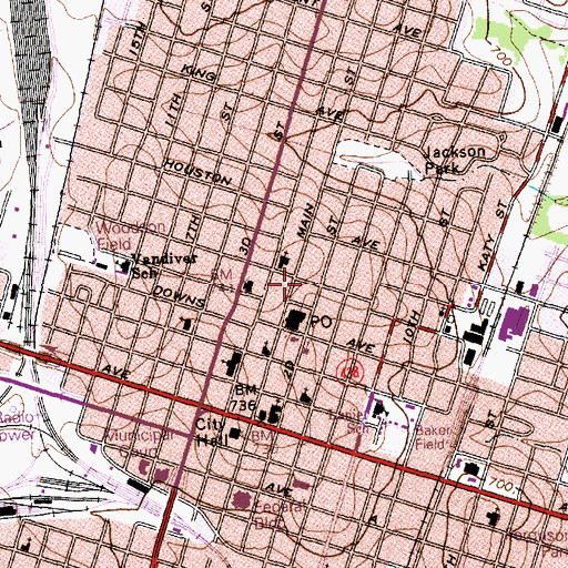 Topographic Map of Czech Heritage Museum, TX