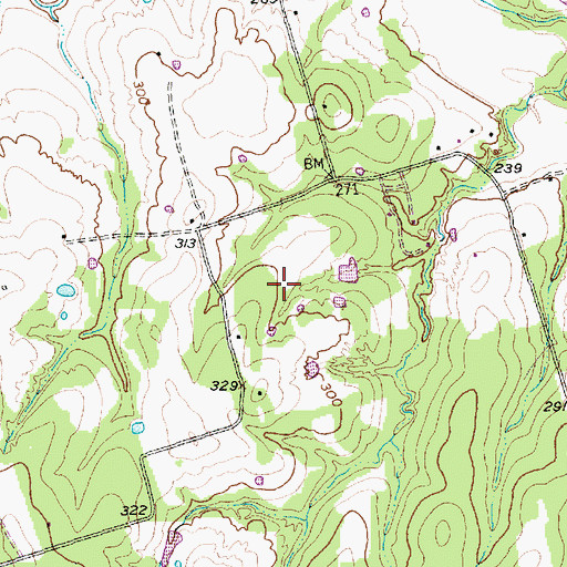 Topographic Map of Star of the Republic Museum, TX