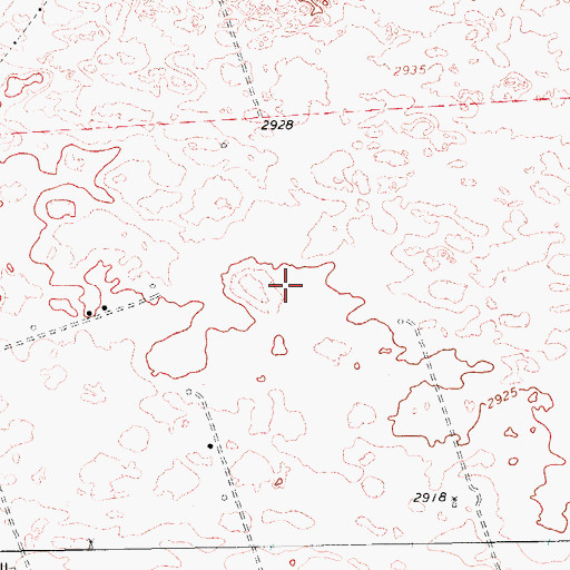 Topographic Map of Kermit Medallion Home, TX