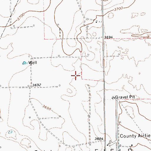 Topographic Map of Tsa Mo Ga Memorial Museum, TX