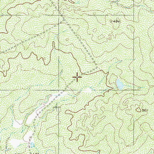 Topographic Map of La Paz Museum, TX