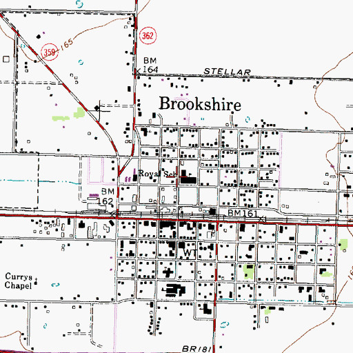 Topographic Map of Waller County Historical Museum, TX