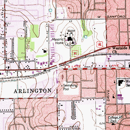Topographic Map of Texas State Museum of History, TX