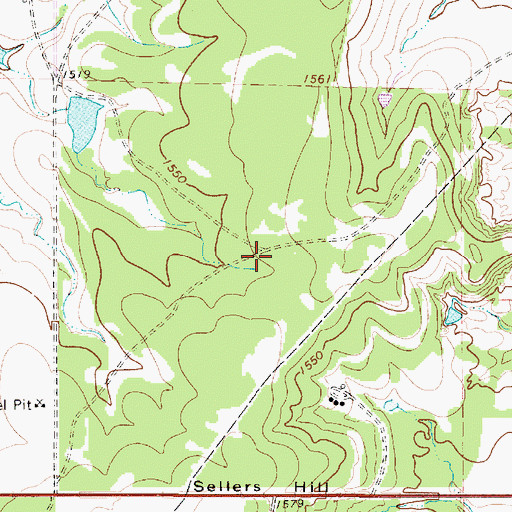 Topographic Map of Throckmorton County Museum, TX