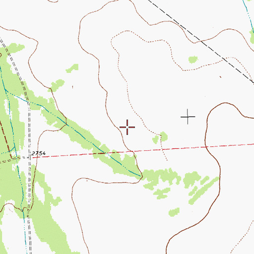 Topographic Map of Mendoza Trail Museum, TX