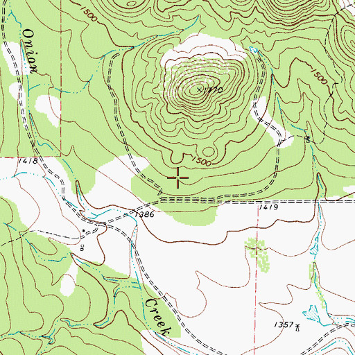 Topographic Map of Sabinal Canyon Museum, TX