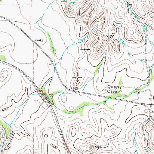 Topographic Map of Judge Roy Bean Visitor Center, TX