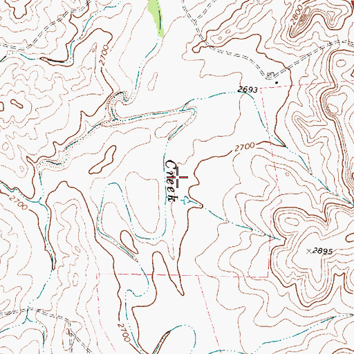 Topographic Map of Roberts County Museum, TX