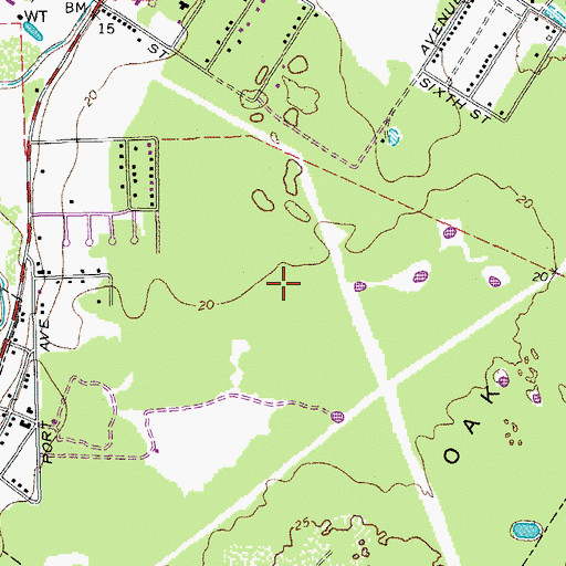 Topographic Map of Ingleside on the Bay Historical Society Museum, TX