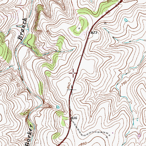 Topographic Map of Dinosaur Valley State Park, TX