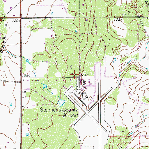 Topographic Map of Museum of Aircraft Perservation, TX