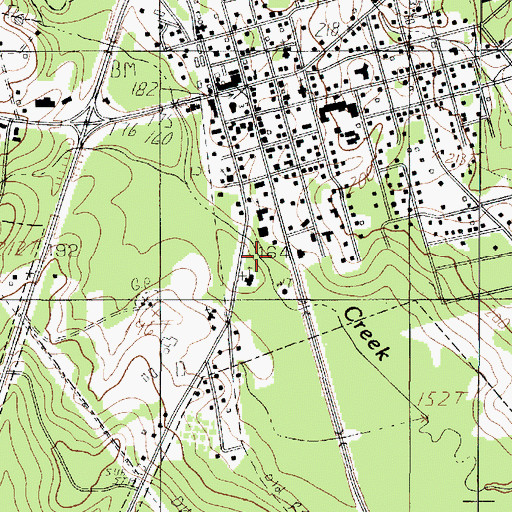 Topographic Map of Newton County History Center, TX