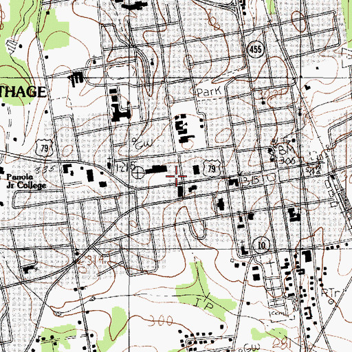 Topographic Map of Tex Ritter Museum, TX