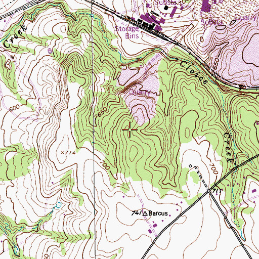 Topographic Map of Texas Ranger Hall of Fame and Museum, TX