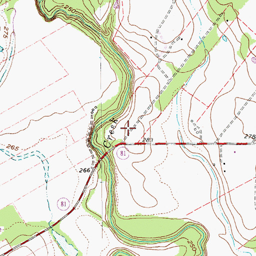 Topographic Map of Saint Joseph School Museum, TX