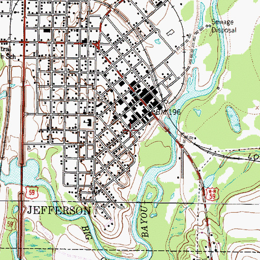 Topographic Map of Texas History Museum, TX