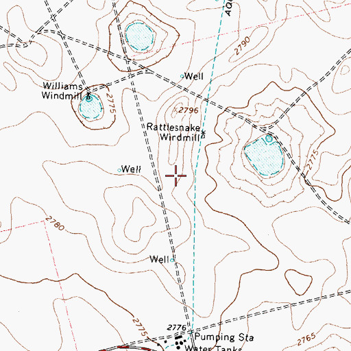 Topographic Map of Martin County Historical Museum, TX