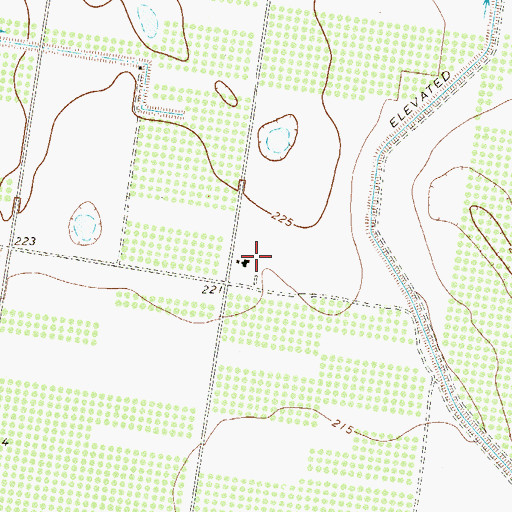 Topographic Map of La Lomita Mission, TX