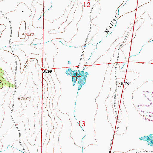 Topographic Map of F W Linke Number 2 Dam, CO