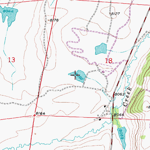 Topographic Map of F W Linke Reservoir Number 3, CO