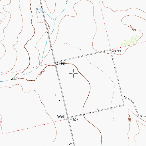 Topographic Map of Unger Memorial Library, TX