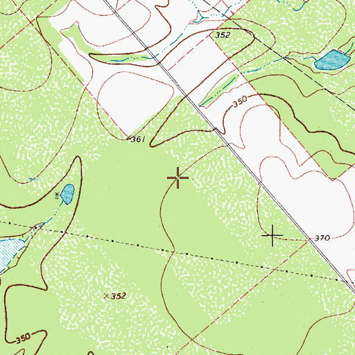 Topographic Map of Universal City Public Library, TX