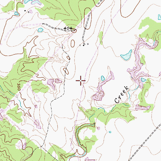 Topographic Map of Walnut Hill Branch Library, TX