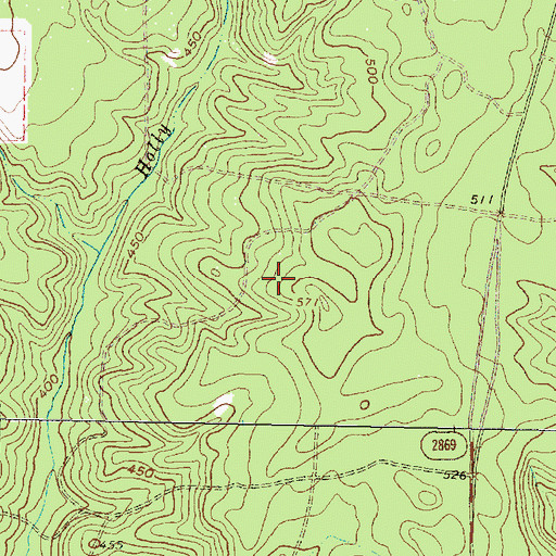 Topographic Map of Pasadena Public Library, TX
