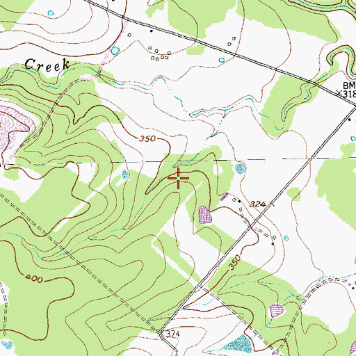 Topographic Map of Pleasant Grove Branch Library, TX