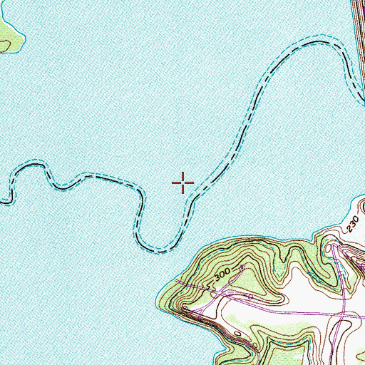 Topographic Map of R C Miller Memorial Library, TX