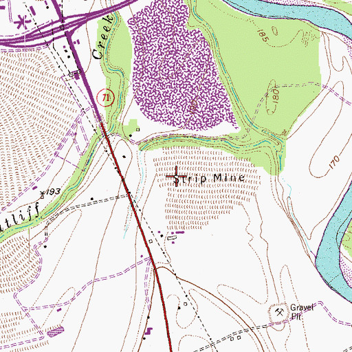 Topographic Map of Rita and Truett Smith Public Library, TX