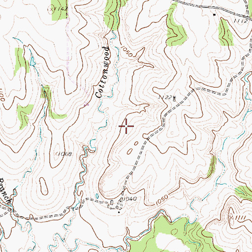 Topographic Map of San Marcos Public Library, TX