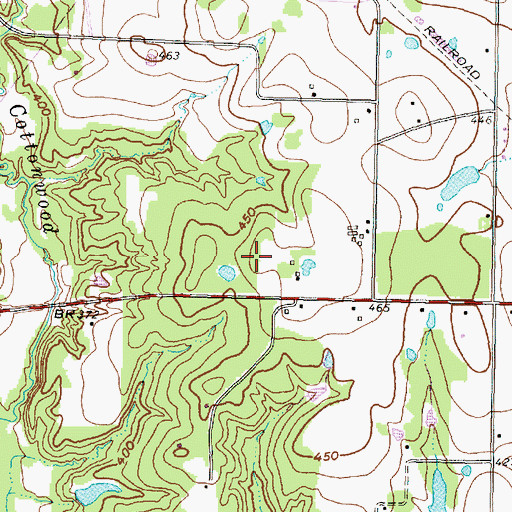Topographic Map of Northwest Branch Library, TX