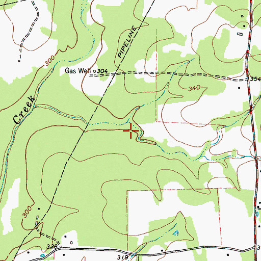 Topographic Map of Lumberton Public Library, TX
