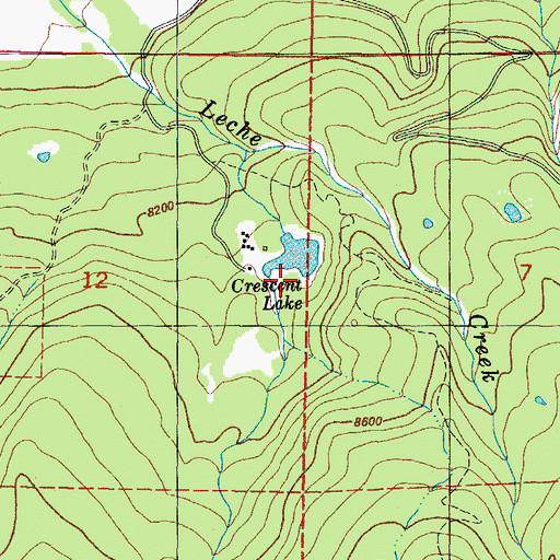 Topographic Map of Slesinger Dam, CO