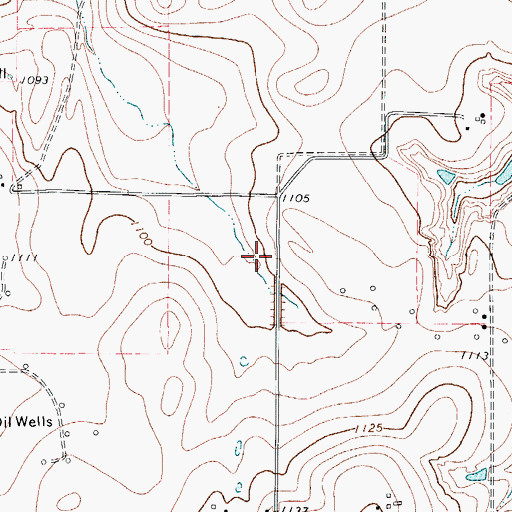 Topographic Map of Kendall County Library System, TX