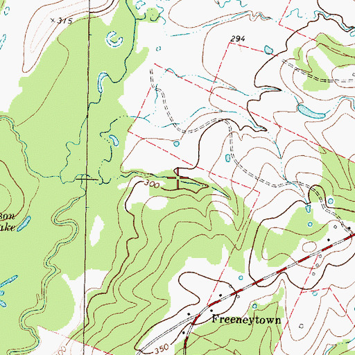 Topographic Map of Kilgore Public Library, TX