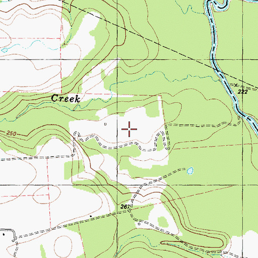 Topographic Map of La Marque Public Library, TX