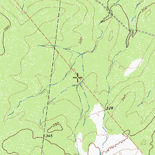 Topographic Map of Landa Memorial Branch Library, TX