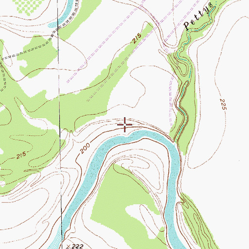 Topographic Map of Forest Green Branch Library, TX