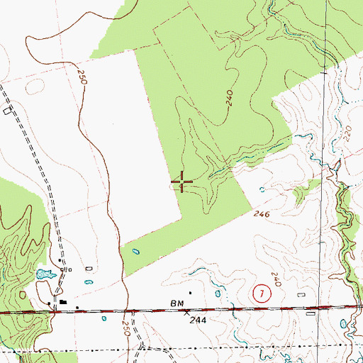 Topographic Map of Fort Bend County Libraries, TX