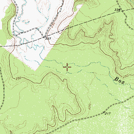 Topographic Map of Friendswood Public Library, TX
