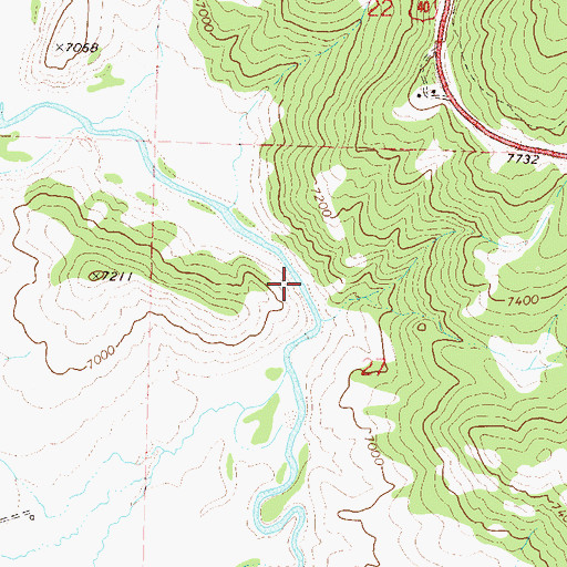 Topographic Map of Lake Catamount Dam, CO
